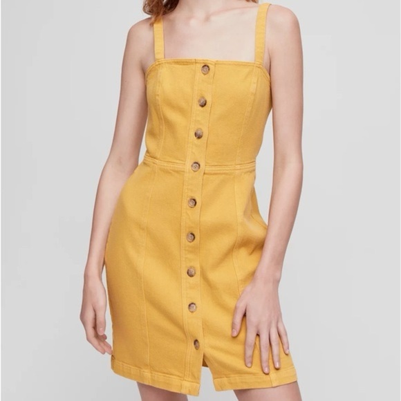 Aritzia Dresses & Skirts - ARITZIA | Shasta dress in yellow | size 4
